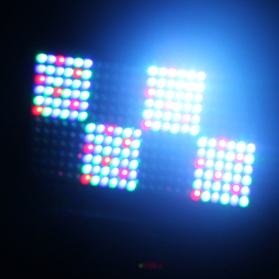 Tela de exibição de LED programável de matriz de pixel de luz de painel flexível de LED RGB