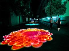 Leve-os para experimentar a experiência imersiva da Luz e Espaço das Sombras das Dasen!