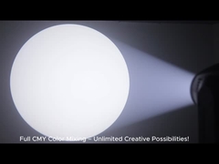 Exibição do efeito de mistura de cores CMY da luz de cabeça móvel de feixe de 280W! Um novo reino da iluminação de palco!