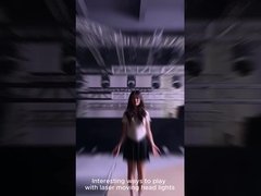 Brincadeiras Criativas com Lasers de Cabeça Móvel