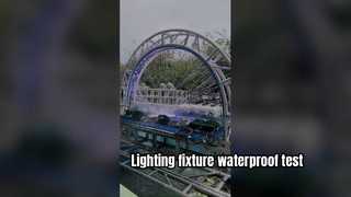 Teste à prova d'água de luminária