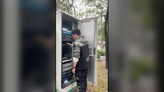 O que fazer se a iluminação do palco quebrar?
