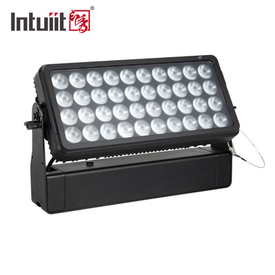 Luz de cor urbana LED RGBW 40*10W para exteriores, efeito Beam Wash Strobe, à prova d'água, arruela de parede, holofotes IP65, modo de controle DMX512