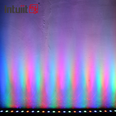 Arruela profissional da parede das luzes do estroboscópio do diodo emissor de luz das barras de iluminação DMX da fase do diodo emissor de luz 24*0.5W RGB