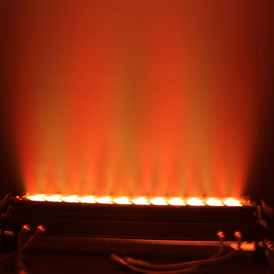 IP65 que decora as luzes 12*3W RGB 3 da lavagem da fase do diodo emissor de luz em 1 barra de luz da arruela da parede do diodo emissor de luz