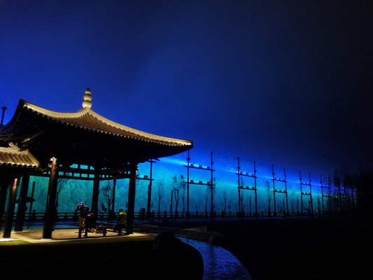 Projeto de Iluminação Wuyishan ip65 Led Flood Light 400w Rgbw Color Wall Washer Led Stage Building Garden Light