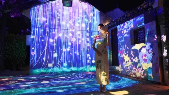 Fonte de luz LED Projector de Gobo ao ar livre 60 W 100 W 200 W 400 W Para o mercado do turismo cultural