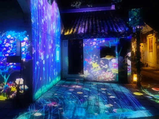 200W resistente à água de alta potência Gobo Projector ondulatório Luz Efeto bandeira flutuante Imager HD Luz