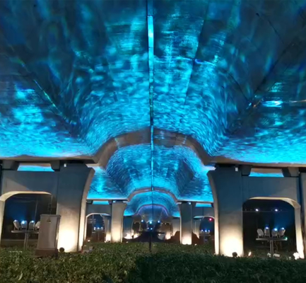 400W Luzes de publicidade Imagem giratória GOBO Logotipo Projector Luz DMX512 Lâmpada de paisagem