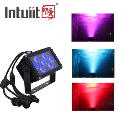 7x3W IP66 Lâmpadas de inundação LED externos usam LED Área exterior 25 Graus Ângulo Projeção Arquitetônica Luz de Inundação de fachada