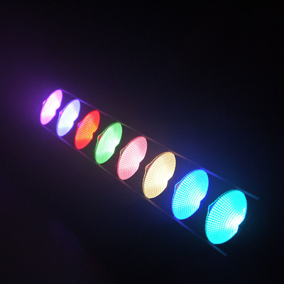 8*15W Rgb 3in1 zoom bar led Pixel Light Rainbow Effect Zoom Sweeper Lava-louças palco concerto casamento