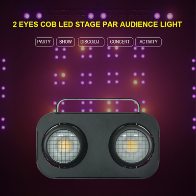 2 Olhos 2*90W Dmx512 Controle Splicing Cob Audiência Efeito Cego Luz de palco