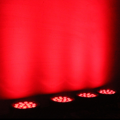 90w RGBW Led Flat Par Light Luz de palco Dmx Controle Dj Disco Para festa casamento igreja