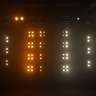 Luz de efeito Blinder LED COB Par 2x100W 2 Olhos RGB 2 EM 1 DMX 200W, Luz de público branco quente e frio de 2 olhos para casamentos e bares