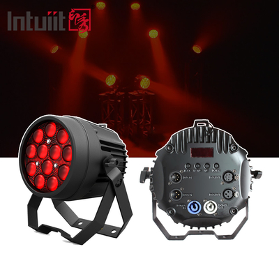 12x10W RGBW 4in1 Lâmpada LED de par de alumínio de fundição pesada IP65 à prova d'água