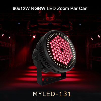 60*12W Rgbw 4In1 Led Par Can Light 60Pcs Festa Dmx Outdoor Dj Led Par Light