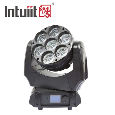 Led Moving Head Light 7x40w RGBW 4in1 Sharpy Beam com Zoom Wash Iluminação de palco DJ Lights