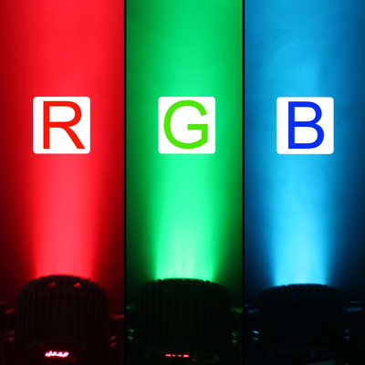 22W Alumínio LED Par Luzes DMX 512 Clube de festas Disco Iluminação RGBW 3in1 LED Par pode Luzes de palco