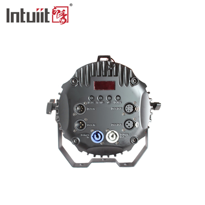 Alumínio liga LED Flat Par 12x10W RGBW 4in1 DMX512 para Discos Festa palco casamento concerto Teatro efeito de iluminação