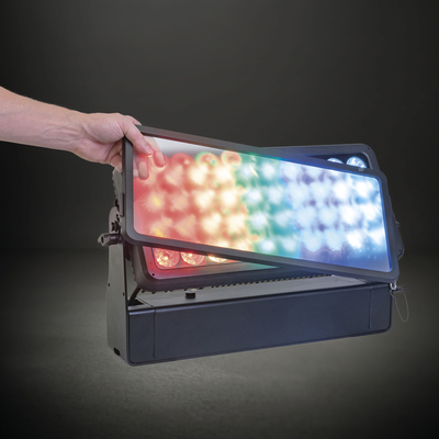 40x10W RGBW 4 em 1 LED Floodlight IP65 Waterproof Stage Light DMX512 Controle DJ Disco Equipamento Outdoor Performance