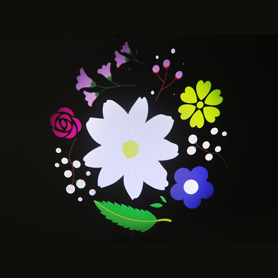 60W Gobo Projector Custom Logo Led Light HD Imagem Para Outdoor Ip65 Rotating Publicidade Projeção Luz Para Casamento