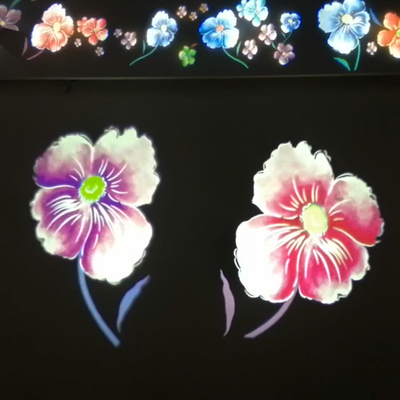 Projector Gobo de alta potência de 200W IP65 Luz Noturna Externa Projeção Lâmpada Logotipo Projeção Luz