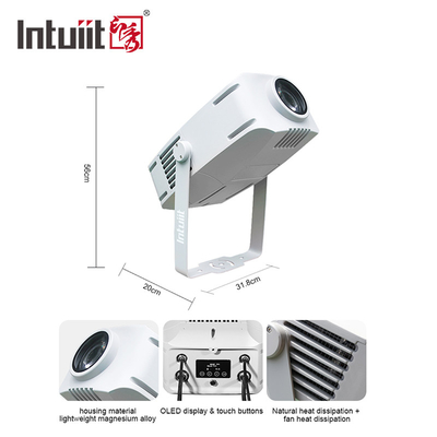 IP65 à prova d'água LED exterior 200W Gobo efeito de luz colorido projeto de logotipo parque LED luzes