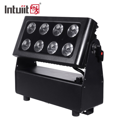 IP65 resistente à água Lâmpada de edifício de lavagem de parede 8 * 15W RGBW 4in1 LED luz de cor de cidade ao ar livre