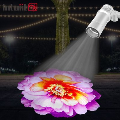 Led Gobo Projector 60w Led Auto Color Changing Projector Lâmpada de Projeção Externa Gobo Custom Logo Welcome Light