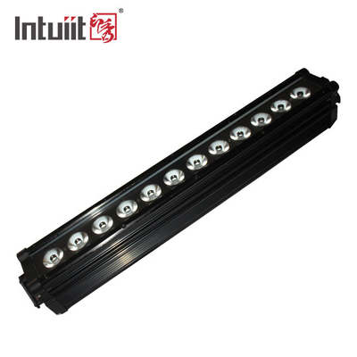 12X3W Lâmpada de lavagem de parede LED exterior IP65 impermeável DMX RGB LED Lâmpada de lavagem linear para iluminação de fachada de edifícios arquitetônicos