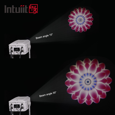 Fonte de luz LED Projector Gobo Exterior 100W Opcional Projector Gobo Rotativo Personalizado
