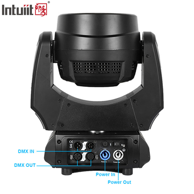 RGBW Cabeça móvel LED COB 200W Beam Dj Event Concert Washer Cabeça móvel Luz de palco
