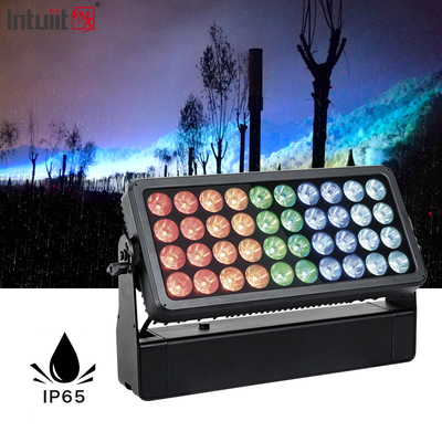 40X10W LEDS RGBW Luzes de inundação para edifícios da cidade Led Wall Light Outdoor Decorative Wall Washer Light