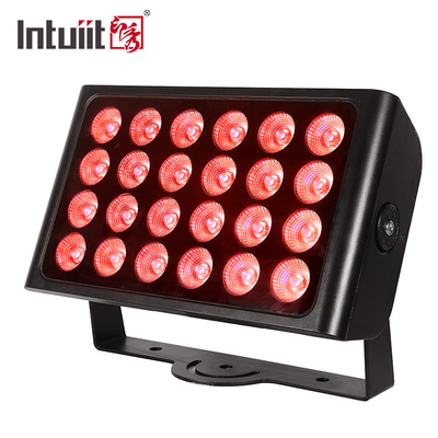 Lâmpada de Inundação LED RGBW 4 In 1 City Color Light 24*10w LED exterior