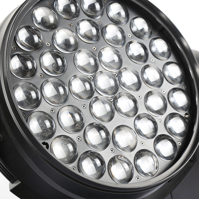 Led wash 37pcs 10w rgbw zoom 37x10 led move head zoom wash move head dj discoteca evento iluminação do palco