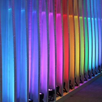 Profissional 12pcs 4in1 12x3W LED Outdoor Par Can Light Iluminação de palco RGBW Alumínio liga DJ Lavar Par Nightclub Luz
