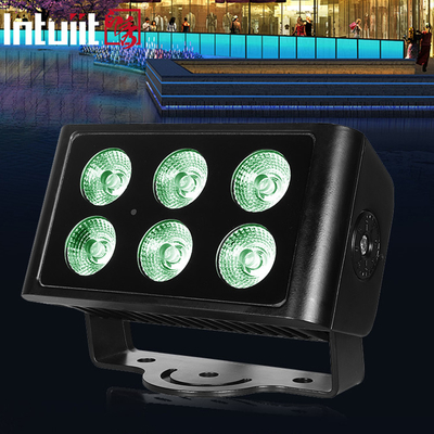 6x5W 4in1 dmx rgbw exterior IP65 LED de lavagem de parede LED luz de inundação