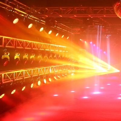 37x10W Zoom Beam Wash Moving Head Light para efeito de iluminação do palco com LED RGBW 4in1 e DMX Control Dj Disco e discoteca