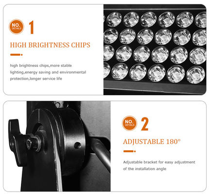 IP65 1500w Rgbw 4in1 LED City Color Waterproof Led Wall Wash Iluminação Iluminação de palco Iluminação de lavadeira exterior