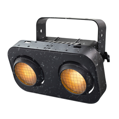 200W Cob LED Par Can Stage Light Branco quente ou RGB 2 Olhos LED Blinder Light DMX Luzes de público