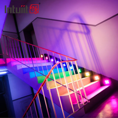 IP54 Mini Uplights 4X12W Bateria Spotlight 4 LEDs Sem fio DMX & IR Uplights remoto discoteca Clube de festas de palco