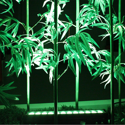 Lâmpada de hotel Lâmpada de paisagem Lâmpada monocolor RGB DMX512 12X3W Lâmpada de lavadora de parede