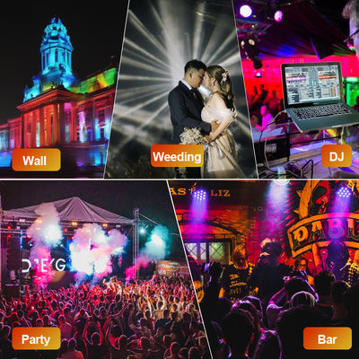 16X 5W RGBW LED Wall Wash Bar DMX512 Controle Luz linear para DJ Garden IP65 DMX512 Controle