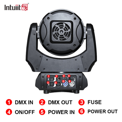 Luz de palco LED 19x10W DMX RGBW 4in1 Zoom LED Lava Parede Moving Head Light Para DJ Bar Disco Club Concert