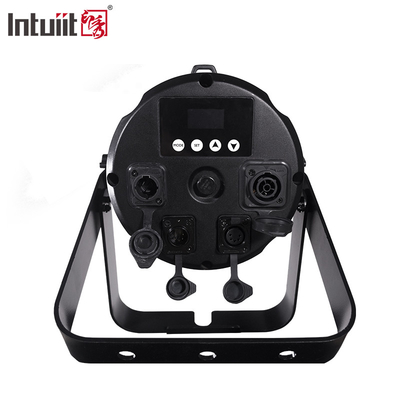 200W COB Luz LED Zoom linear 10 a 55 graus RGBW Sala de conferências Teatro Luz de inundação DMX LED Par