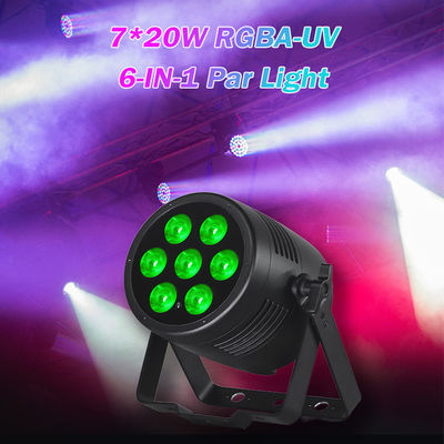 Rgbwa-uv Led Disco Light para festa