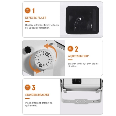 Lâmpada estrela IP65 Rainproof Rgbw Firefly Laser Light Jardim de festa de decoração lâmpada estrela Projector de luz