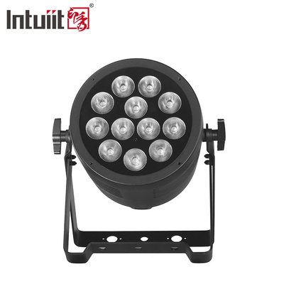 IP65 Iluminação de palco de DJ ao ar livre 12x20W RGBWA UV 6in1 LED de alumínio Par sem ruído Efeito de lavagem de discoteca com DMX512