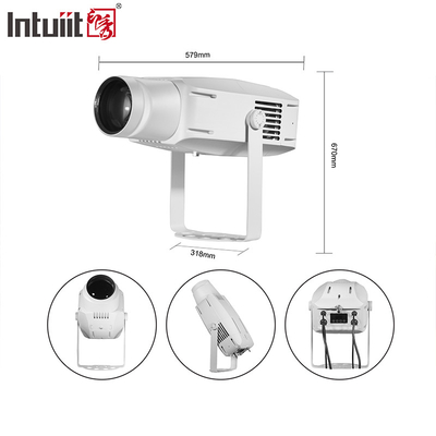 400W Waterproof IP65 LED GOBO Projector Edifício exterior Luz de Projeção Quatro cores de comutação Efeito de água Luz de Projeção