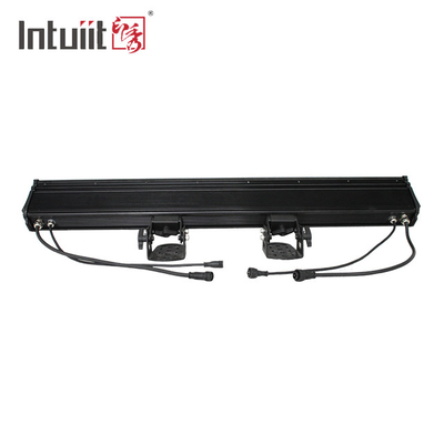 18×10W RGBW 4in1 resistente à água LED exterior Lâmpada de lavagem de parede DMX Estágio exterior Pixel LED Bar Iluminação IP65 Luzes de projeção
